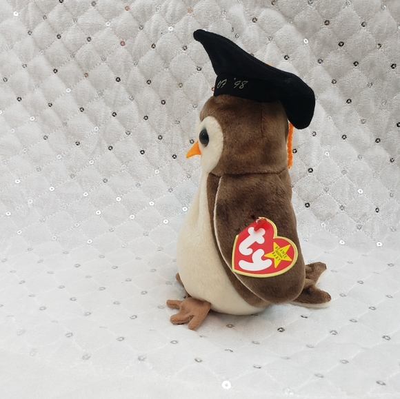 Vintage Ty Beanie Baby "WISE" Class of '98 - Picture 2 of 10